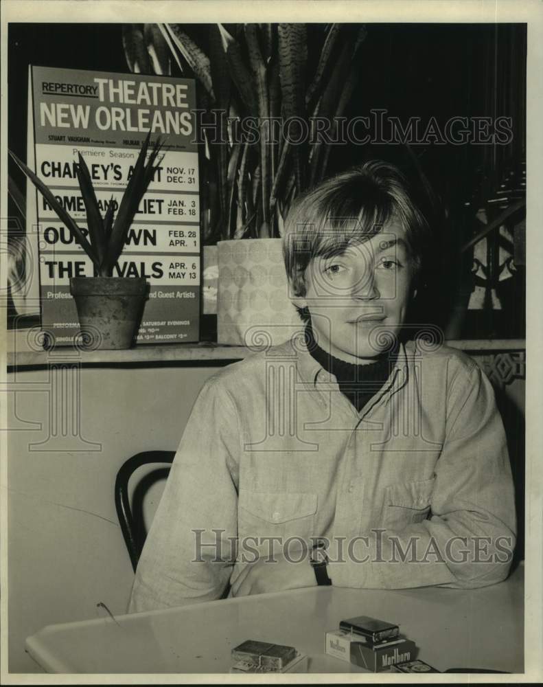 1966 Press Photo Steve Perry, Repertory Theater, New Orleans - nop61213-Historic Images