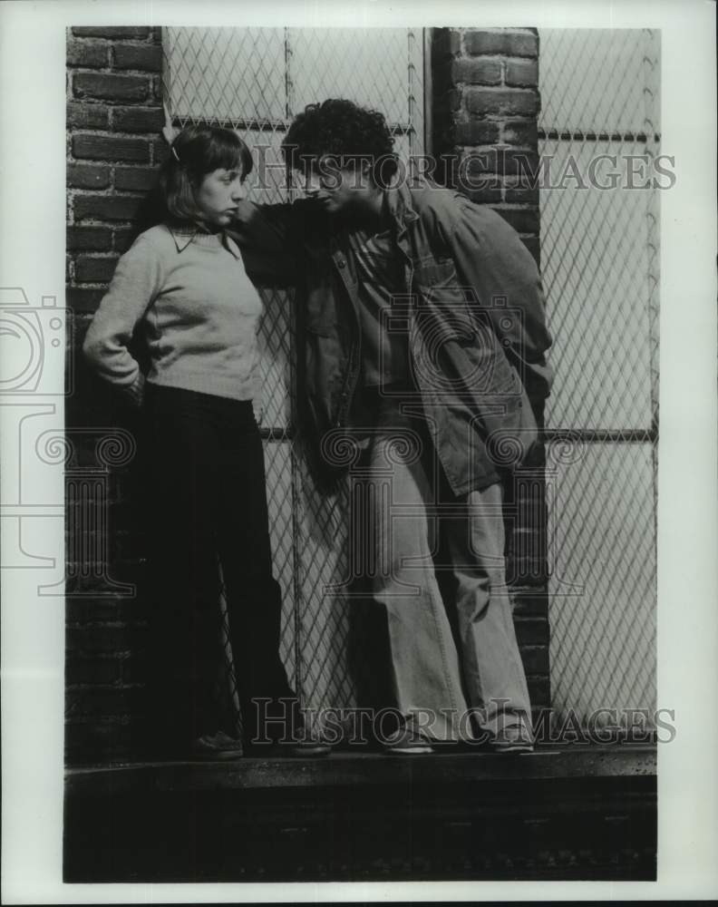 1978 Press Photo Ron Palillo & Irene Arranga, "Welcome Back, Kotter"-Historic Images