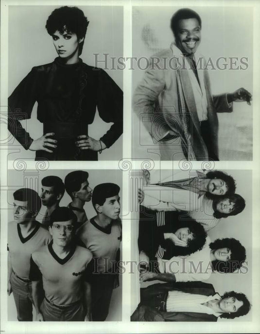 1982 Press Photo Top-name music artists featured in "Solid Gold" - nop62331-Historic Images