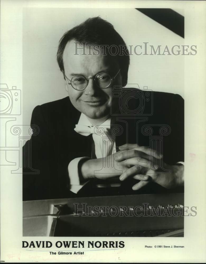 1991 Press Photo The Gilmore Artist David Owen Norris - nop62482 - Historic Images