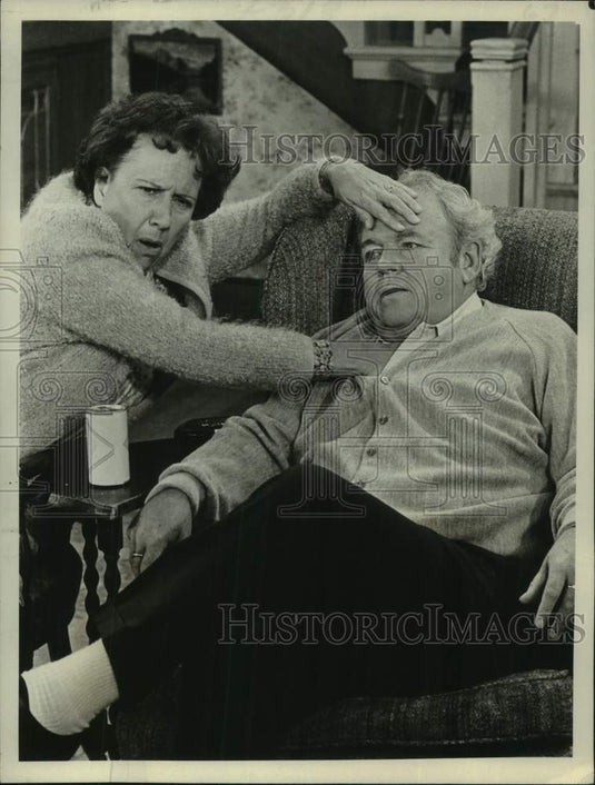 1979 Press Photo Jean Stapleton, Carroll O'Connor in "Archie Bunker's Place"-Historic Images