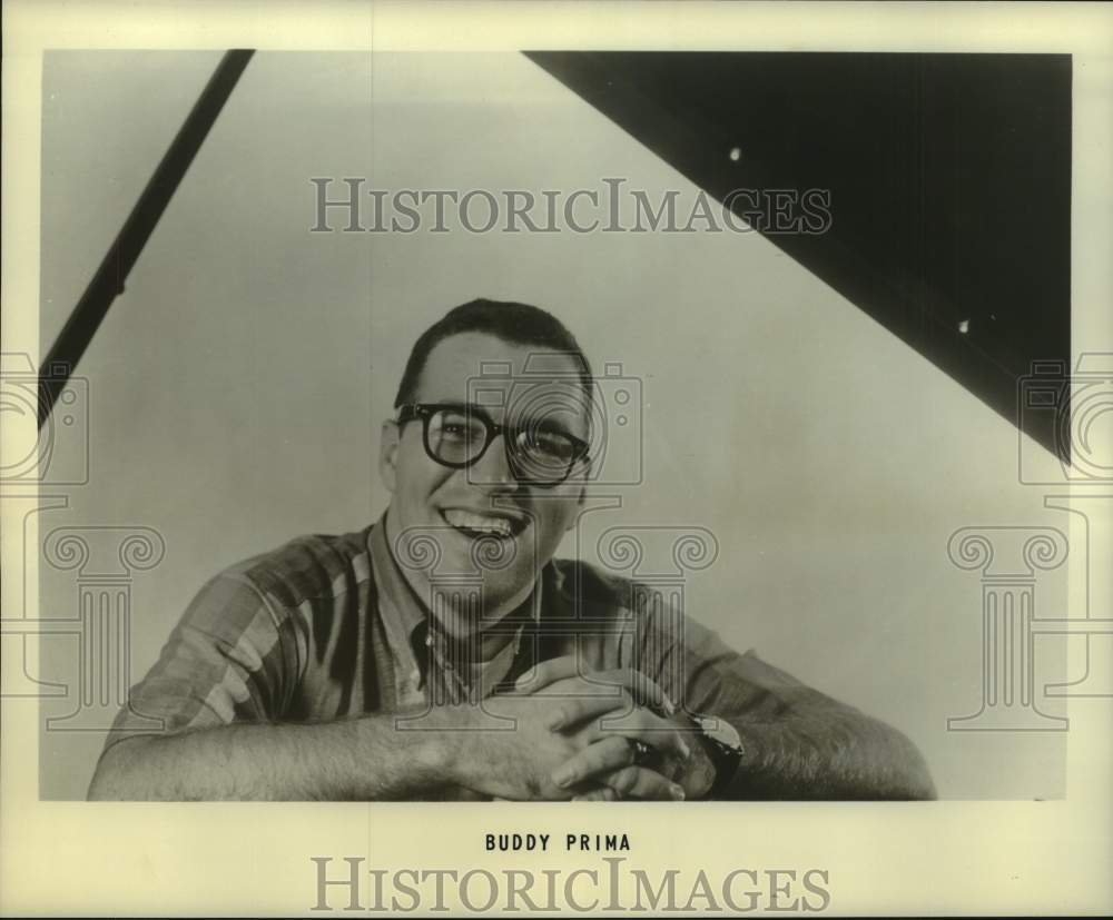 1964 Press Photo New Orleans pianist Buddy Prima - nop63118-Historic Images