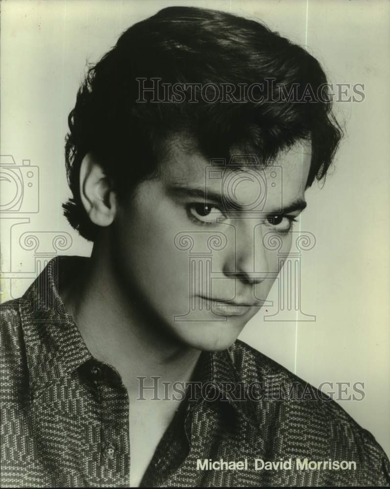 1991 Press Photo Michael David Morrison, Actor - Historic Images