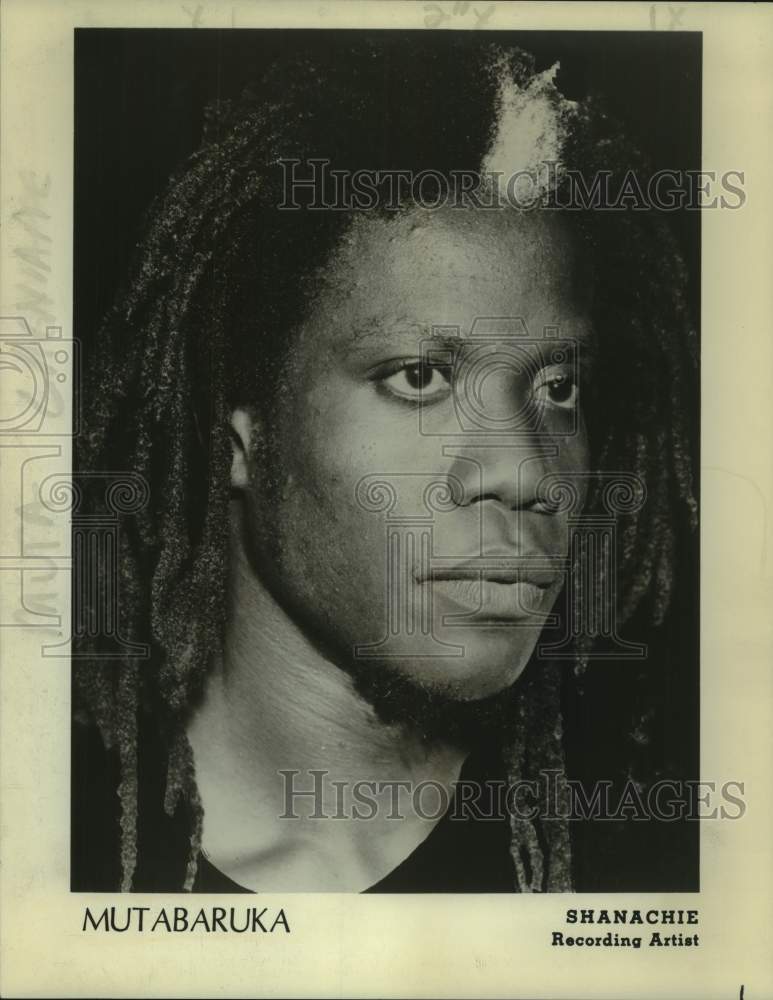 1987 Press Photo Mutabaruka, musician - Historic Images