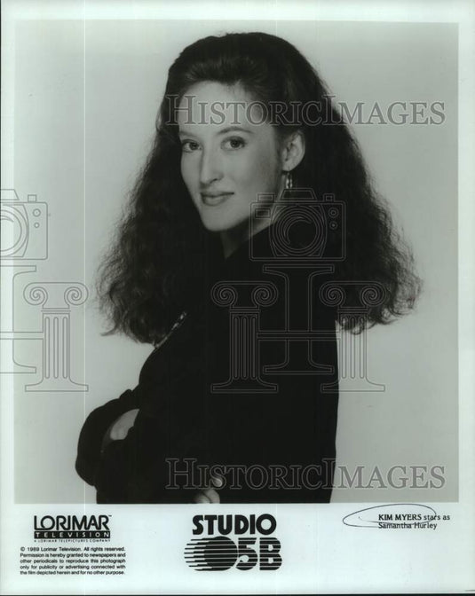 1989 Press Photo Actress Kim Myers in "Studio 5B" - Historic Images