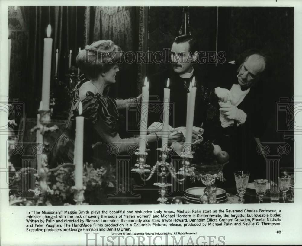 1982 Press Photo Scene from movie "The Missionary" - Historic Images