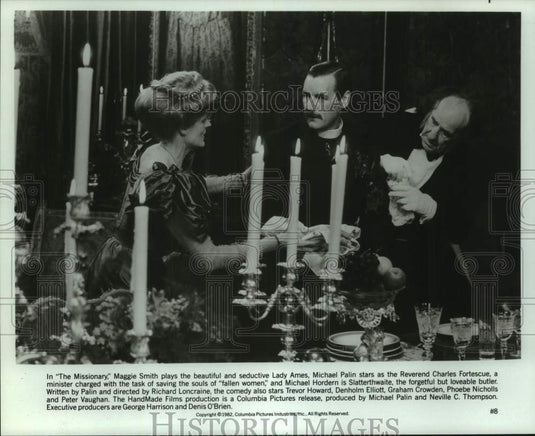 1982 Press Photo Scene from movie "The Missionary" - Historic Images