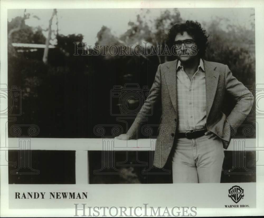 1985 Press Photo Singer/songwriter Randy Newman. - Historic Images