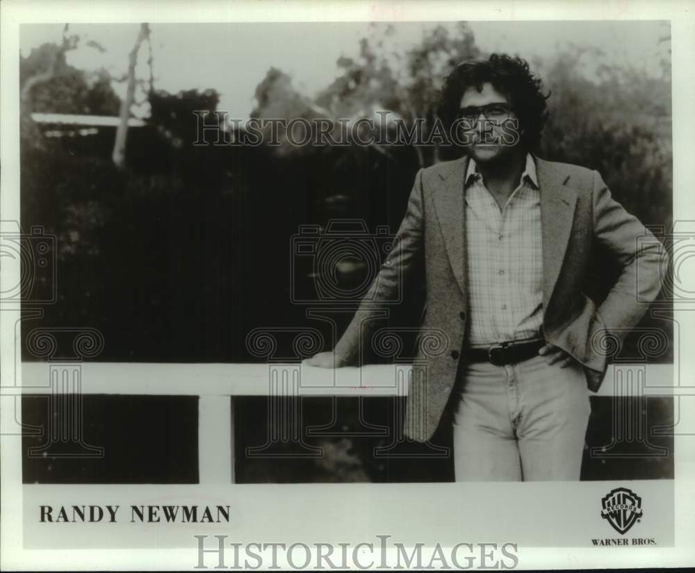 Singer Randy Newman 1985 Singer/songwriter Randy Newman. - Historic Images
