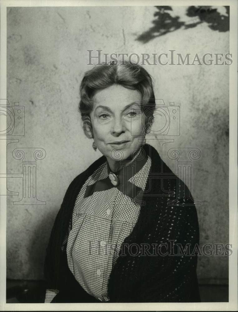 1979 Press Photo Agnes Moorehead stars in CBS-TV&#39;s &quot;Lancer.&quot; - nop65063-Historic Images