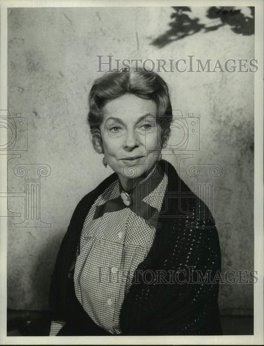 1979 Press Photo Agnes Moorehead stars in CBS-TV's "Lancer." - nop65063-Historic Images
