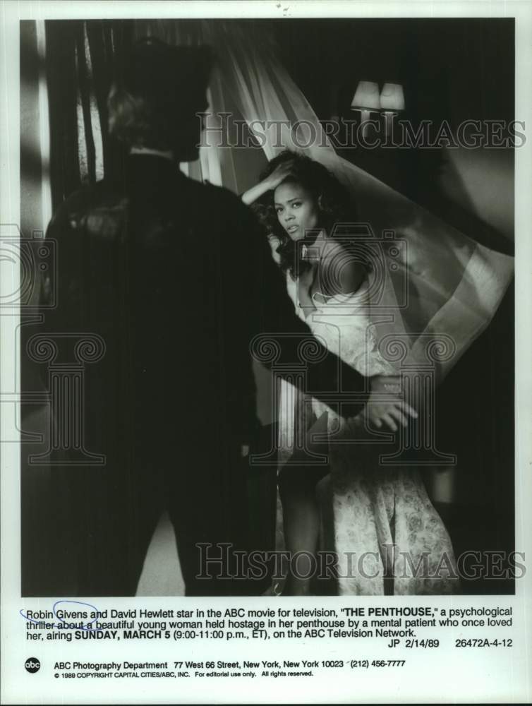 1989 Robin Givens stars in ABC Television Network&#39;s &quot;The Penthouse.&quot; - Historic Images