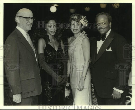 1980 Press Photo Actress Melba Moore attending a benefit fund raising dinner-Historic Images