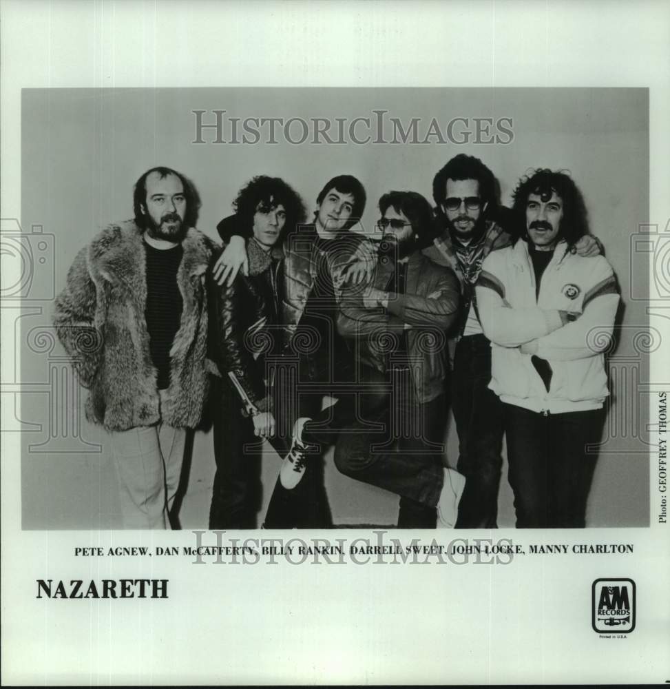 1981 Press Photo &quot;Nazareth,&quot; A&amp;M Recording Artists - nop66067-Historic Images