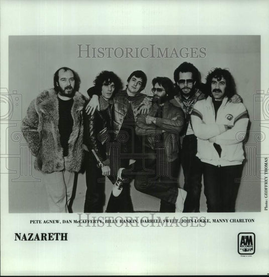 1981 Press Photo "Nazareth," A&M Recording Artists - nop66067-Historic Images