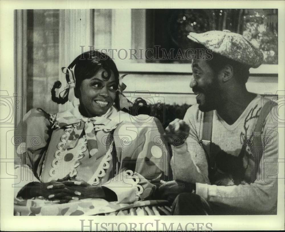 1971 Press Photo Diana Ross and Bill Cosby in &quot;Diana&quot; on ABC Television-Historic Images