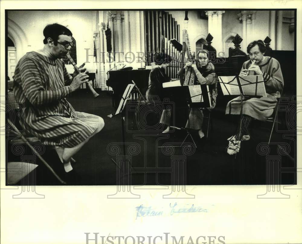 1978 Press Photo Musica da Camera during rehearsal of "Remede de Fortune"-Historic Images