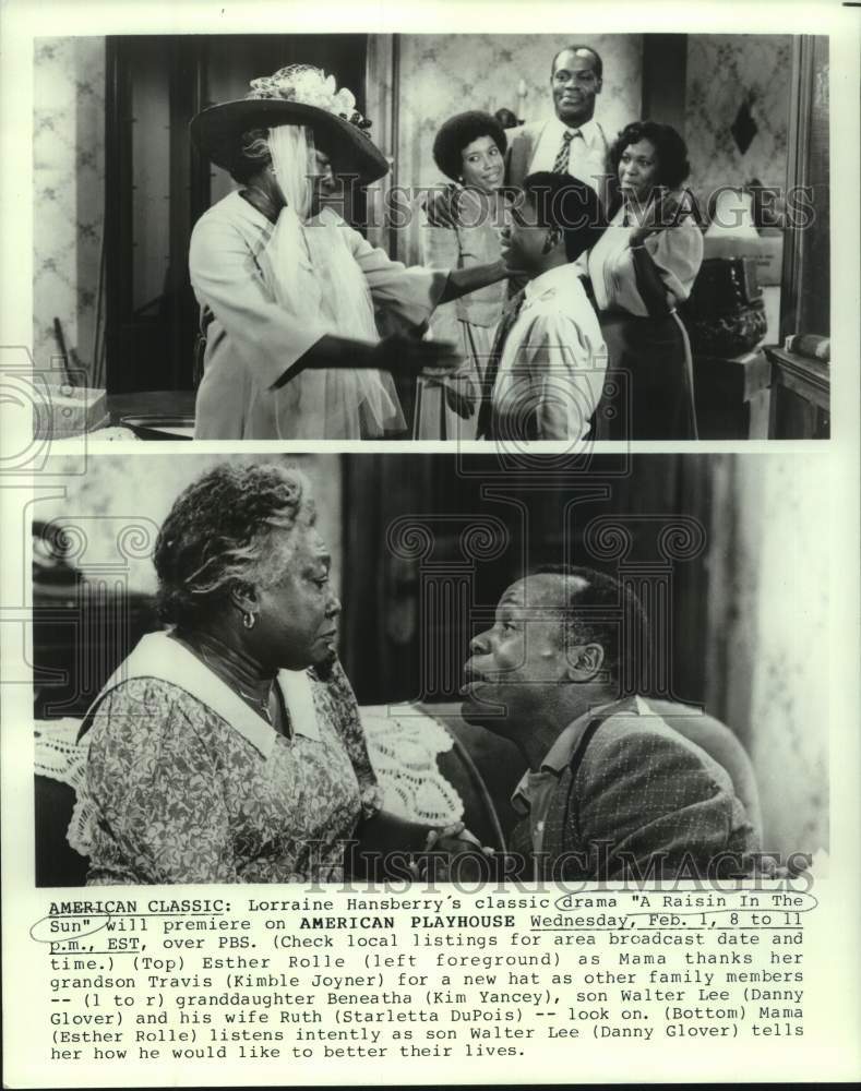 1989 Scenes from "A Raisin in the Sun" on American Playhouse - Historic Images