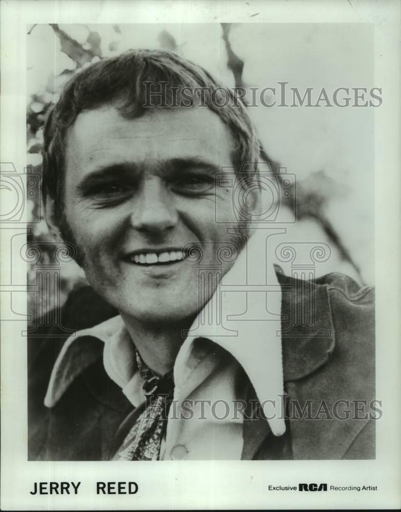 1972 Press Photo RCA recording artist Jerry Reed - nop67721-Historic Images