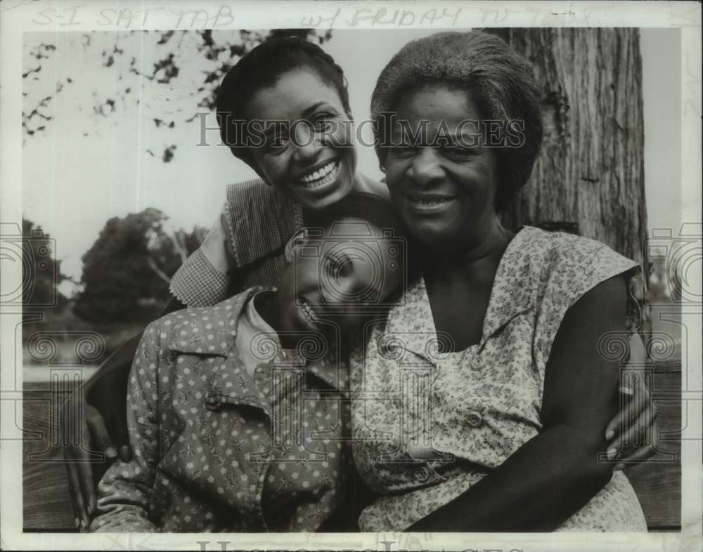 1978 Press Photo Lark Ruffin with her co-actors in 
