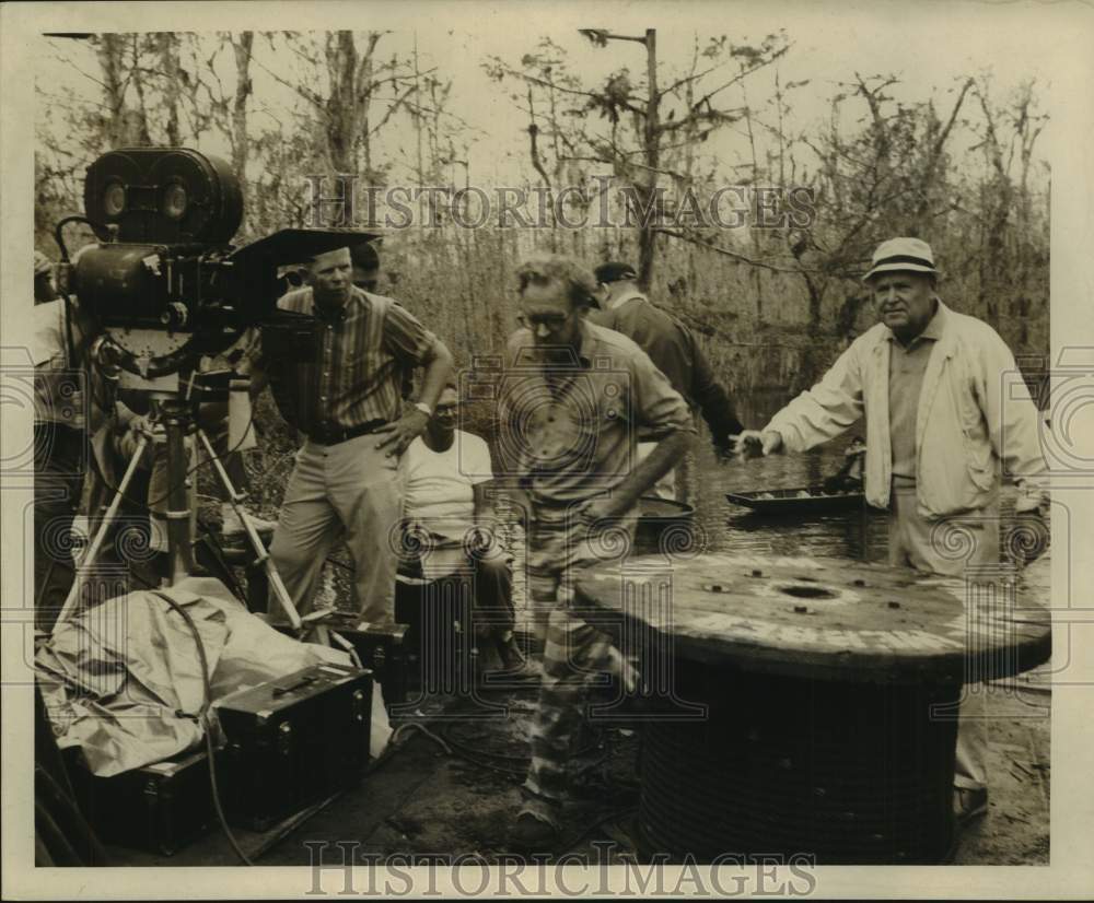 1965 Press Photo South of Baton Rouge, Louisiana, filming &quot;Nevada Smith&quot;-Historic Images