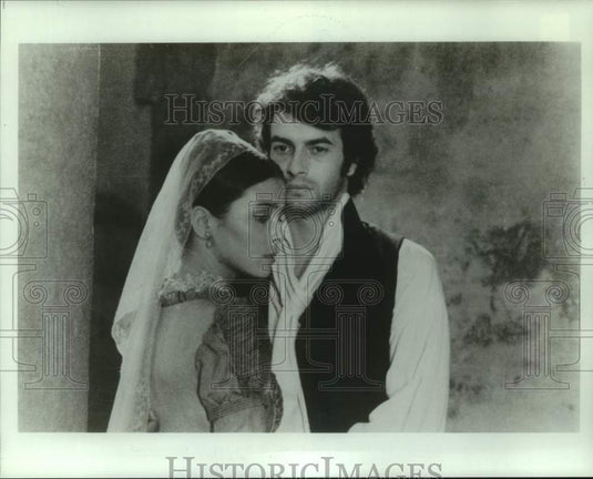 1982 Press Photo Andrea Occhipinti with his "The Charterhouse Of Parma" co-actor-Historic Images