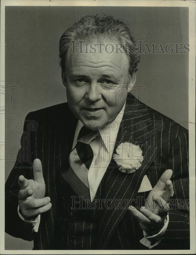 1972 Press Photo Carroll O&#39;Connor, Actor As Musical&#39;s Wintergreen - nop70434-Historic Images