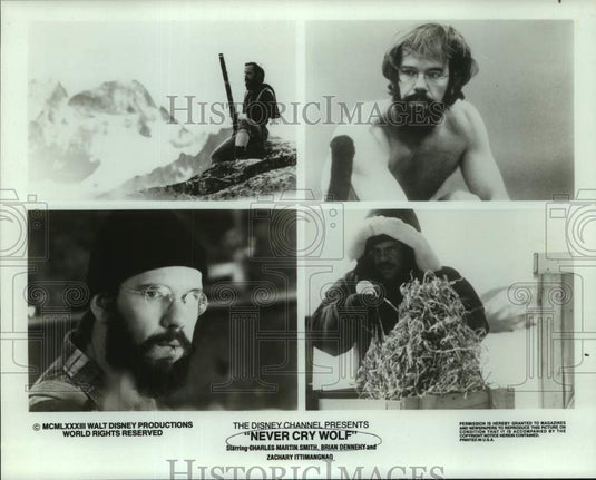 1983 Press Photo Cast of movie "Never Cry Wolf" - nop71545-Historic Images