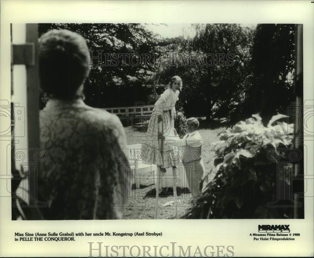 1988 Anne Sofie Grabol &amp; Axel Strobye in &quot;Pelle The Conqueror&quot; - Historic Images