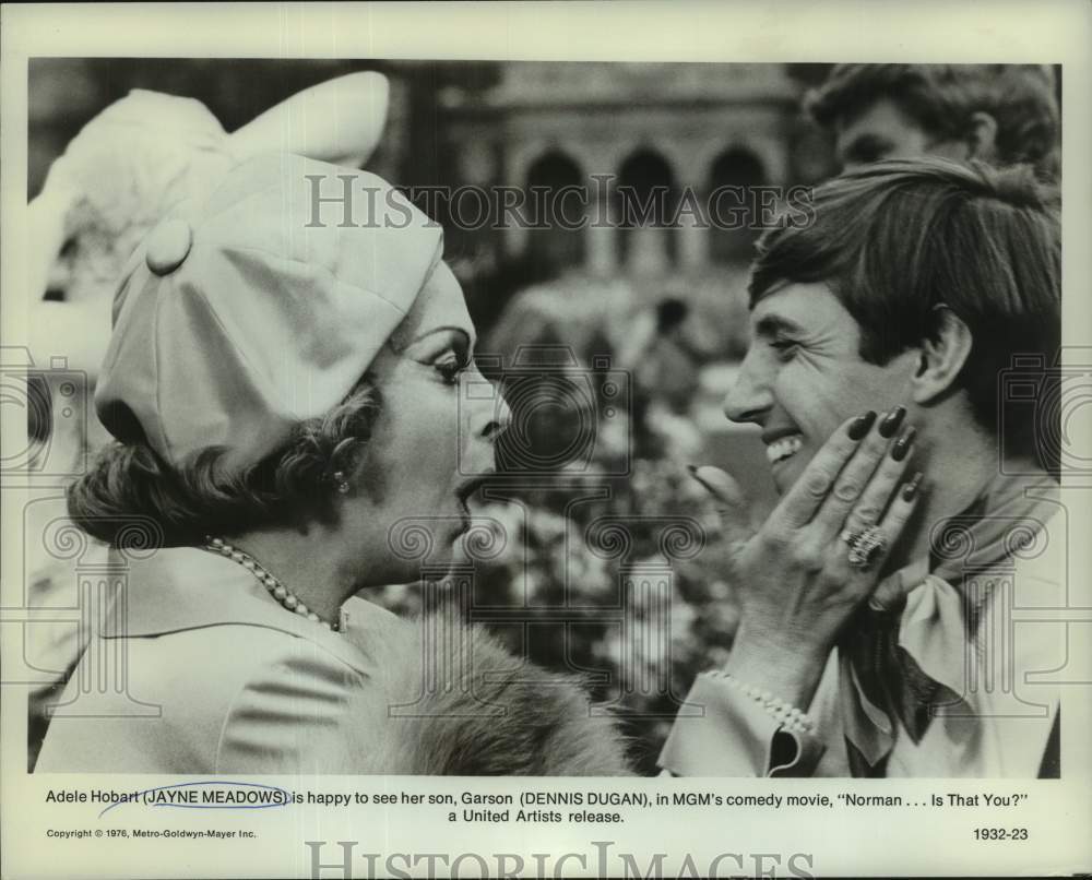 1976 Press Photo Actress Jayne Meadows, co-star in &quot;Norman...Is That You?&quot; movie-Historic Images