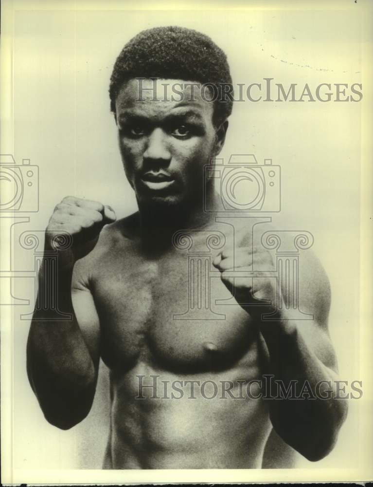 1980 Press Photo Unbeaten Philadelphia middleweight boxer Curtis Parker - Historic Images