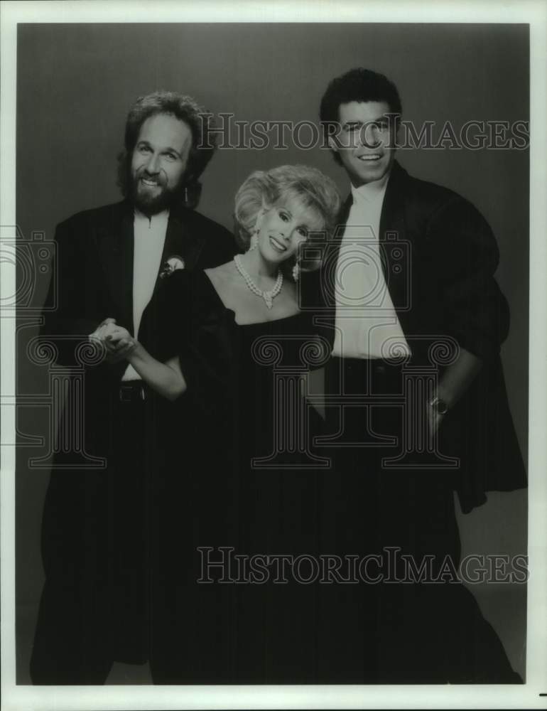 1987 Mark Hudson, Joan Rivers, Clint Holmes of the The Late Show - Historic Images