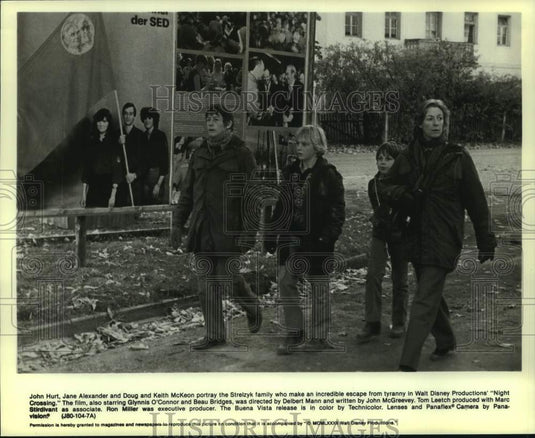 1982 Press Photo Stars of Walt Disney Production's "Night Crossing." - nop74243-Historic Images