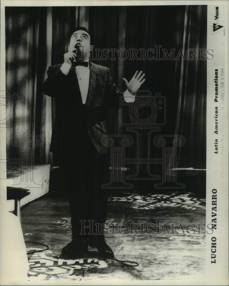 1964 Press Photo Lucho Navarro, Recording Artist - nop74589-Historic Images