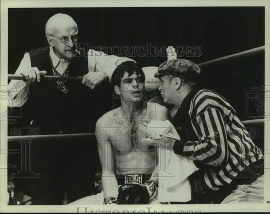 1982 Press Photo George Scott and Harry Hamlin in a scene from "Movie, Movie"-Historic Images