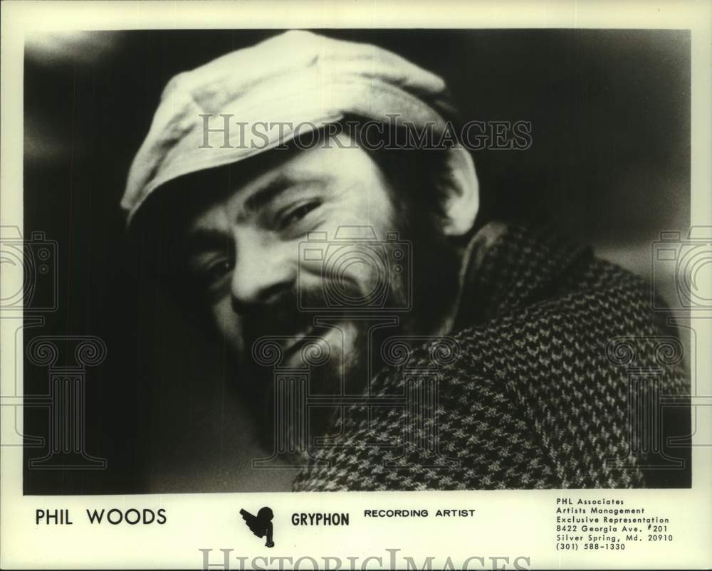 1978 Press Photo Gryphon recording artist Phil Woods. - nop76349-Historic Images