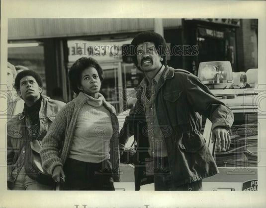 1979 Press Photo Saundra Sharp and Dick Anthony Williams in "Hollow Image"-Historic Images