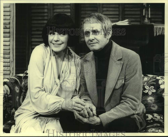 1979 Press Photo Joanne Worley and Roger Perry in "Same Time, Next Year"-Historic Images