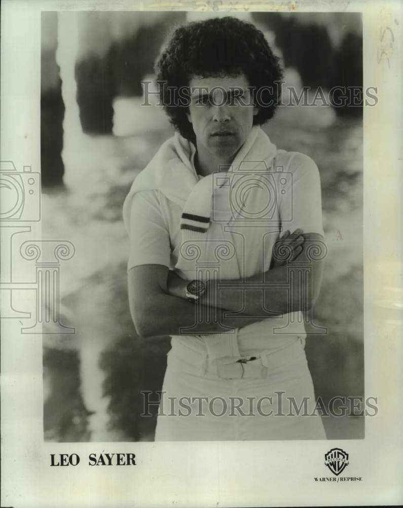 1977 Press Photo Leo Sayer, Recording Artist - nop77632-Historic Images