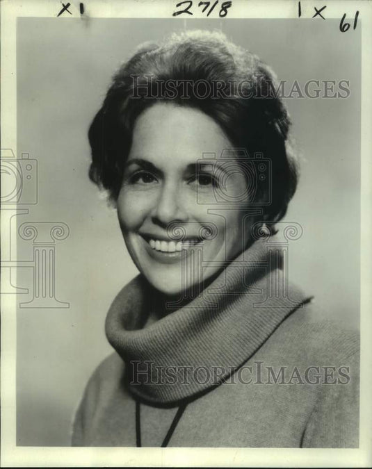 1978 Press Photo Marlene Sanders reports on "How Much for the Handicapped?"-Historic Images