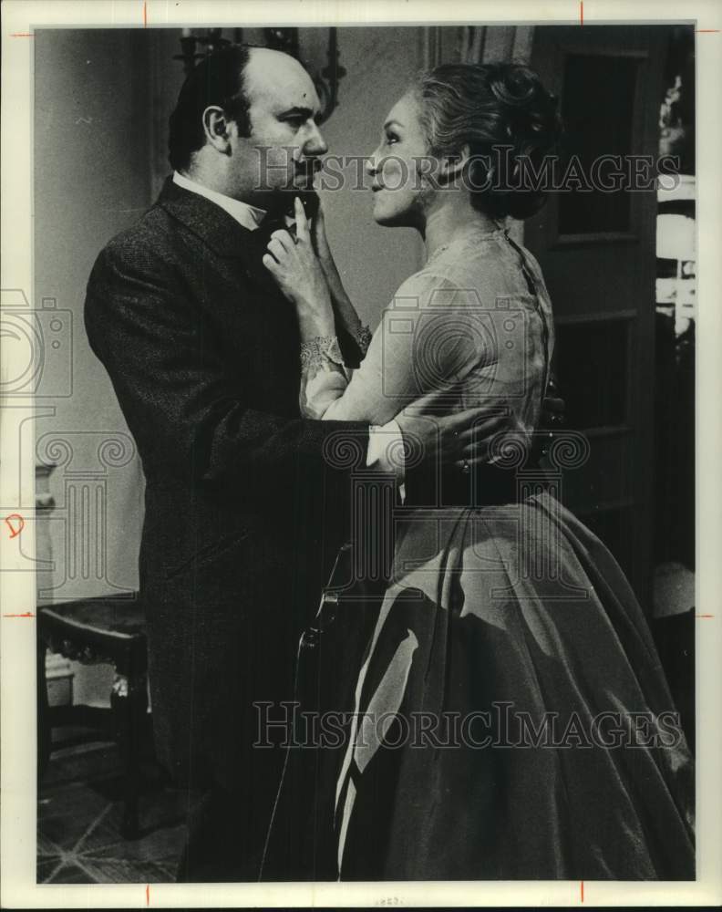 1978 Press Photo Katherine Schofield &amp; John Bryans, co-actors in &quot;Nana&quot;-Historic Images