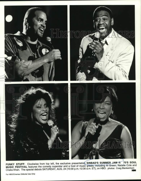 Performers in "Sinbad's Summer Jam II: 70's Soul Music Festival" - Historic Images