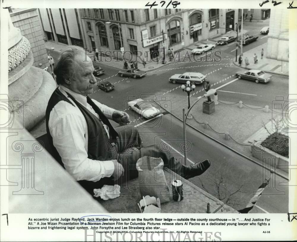 1979 Jack Warden in "...And Justice for All" - Historic Images