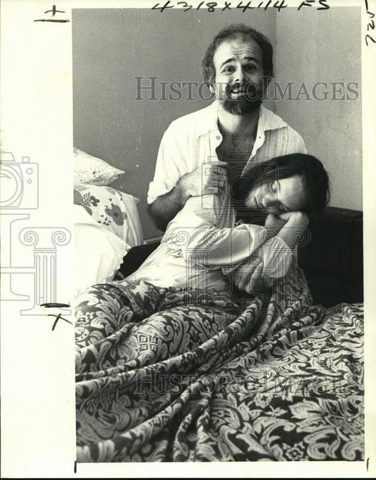 1978 Press Photo Gerry White, Anne Heausler in "Sheets" Musical - Historic Images