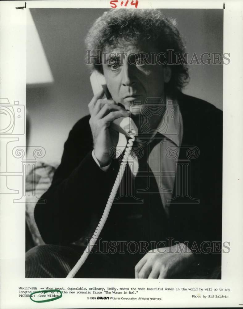 1984 Gene Wilder in "The Woman in Red" - Historic Images