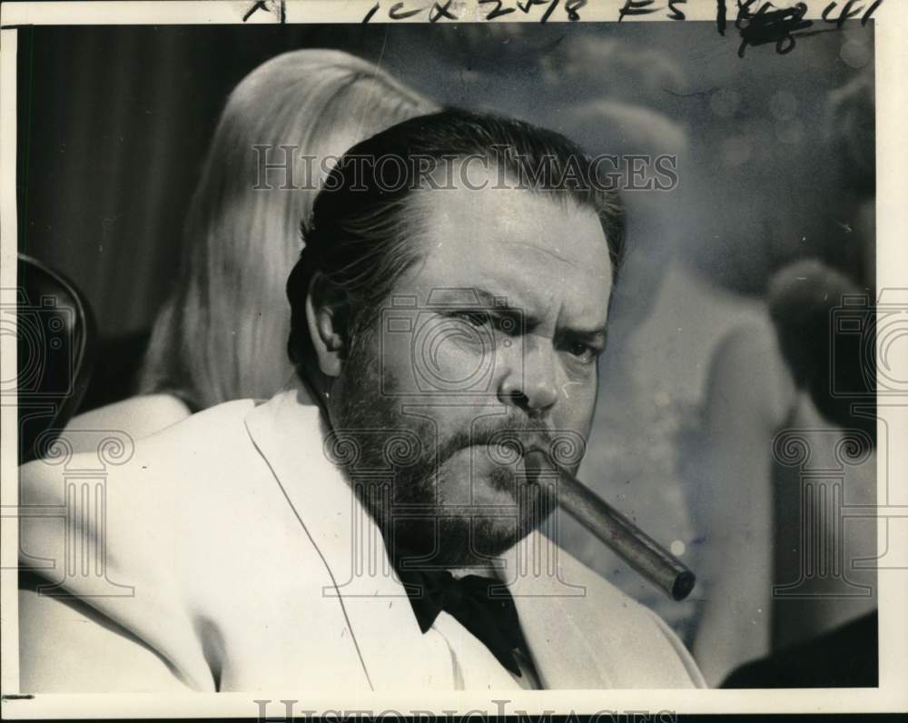 1966 Press Photo Actor Orson Welles - Historic Images