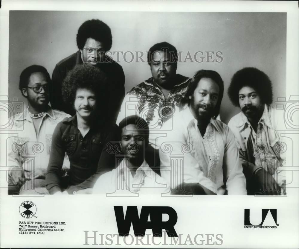 1976 &quot;War&quot; Music Group - Historic Images