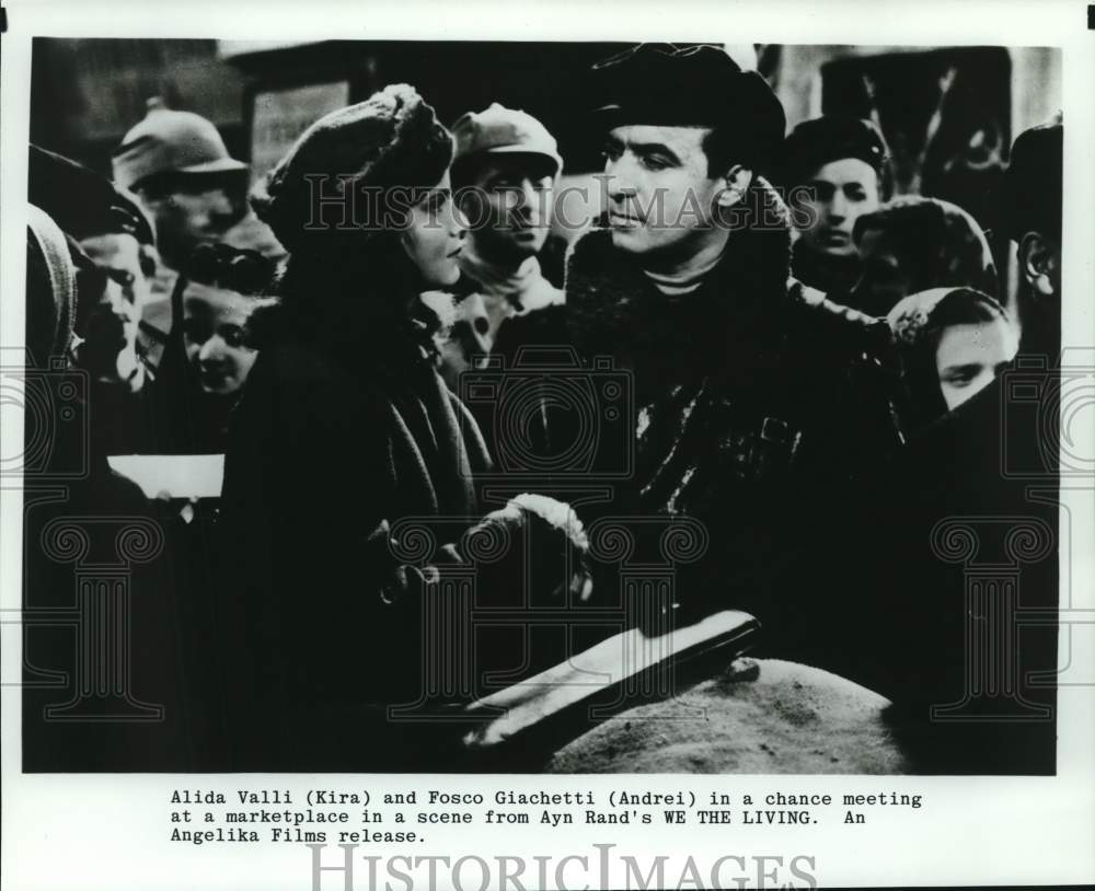 Alida Valli, Fosco Giachetti in Ayn Rand&#39;s &quot;We the Living&quot; - Historic Images