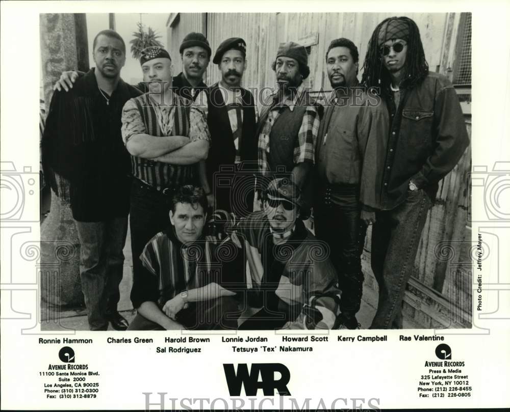 1994 &quot;War&quot; Music Group - Historic Images