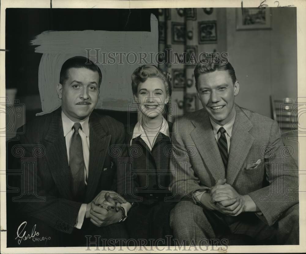 1952 Press Photo New York stage comedy &quot;The Moon Is Blue&quot; Cast Members - Historic Images